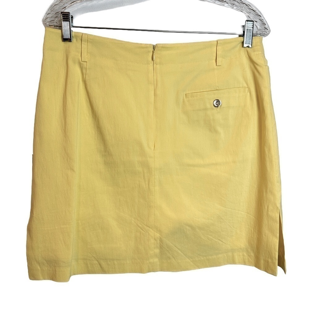  Skort by Sport Haley Butter Yellow with 5 Pockets 8 - Picture 2 of 7